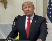 ادعای ترامپ درباره هدف قرار دادن پهپاد ایرانی