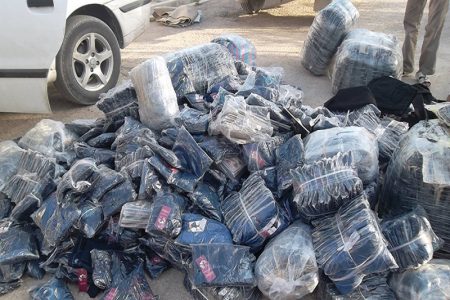 جریمه میلیونی عامل قاچاق لباس در قزوین