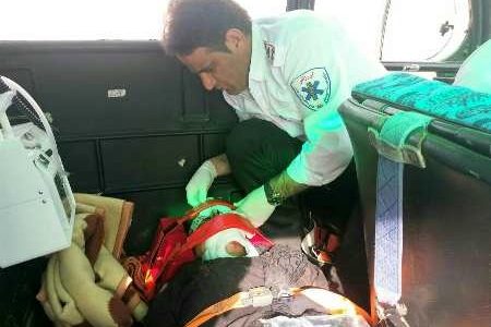 ۵کشته در حادثه واژگونی اتوبوس مشهد- زابل