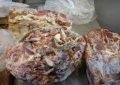 کشف گوشت منجمد تاریخ گذشته در شهر قزوین