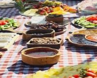 نخستین جشنواره غذا‌های دریایی در ساحل دریاچه اوان  برگزار شد