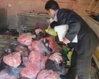 کشف و توقیف ۱۶۰ کیلوگرم گوشت غیر مجاز در تاکستان
