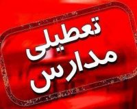 مدارس استان قزوین تا پایان هفته تعطیل شد