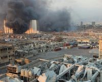 کشته و زخمی شدن ۳۷۷۳ نفر در انفجار مهیب بیروت