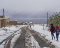 سرما برخی مدارس زنجان را تعطیل کرد