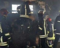 آتش سوزی بازار قزوین مهارشد