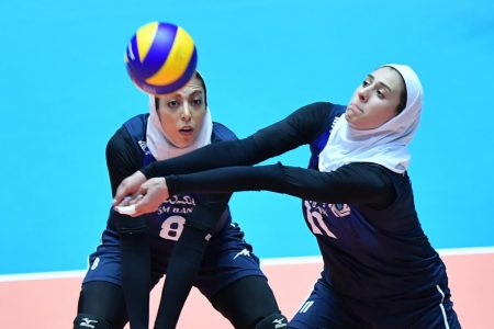 پیروزی تیم ملی والیبال زنان ایران مقابل هنگ‌کنگ