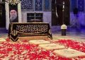 اولین تصاویر از مزار مطهر رهبر شهید در حرم رضوی