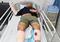 با گلوله پلیس«نوید قره داغی» زمین گیر شد