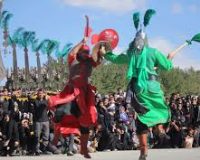 اجرای نمایش مذهبی شام غریبان سیدالشهدا (ع) در قزوین