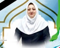 پیکر شهیده مدافع سلامت در قزوین تشییع شد