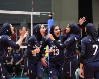 تیم ملی والیبال زنان ایران هنگ‌کنگ شکست داد