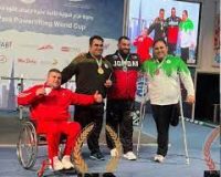 امین‌زاده با کسب مدال طلا قوی‌ترین پاراوزنه‌بردار جهان شد