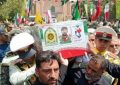 پیکر پاک شهید فراجا امیرحسین باجلان تشییع