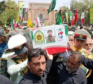 پیکر پاک شهید فراجا امیرحسین باجلان تشییع